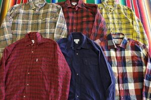 LSH-WSH17 カーハート Carhartt ヘビーネルシャツ チェックシャツ￥1～ビンテージUS古着卸大量セット業者まとめ売り