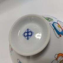 未使用 金正陶器 ドラえもん 茶碗 2個セット 陶磁器 子供用 箱付 ころばし屋 約50×106mm 藤子 小学館 昭和 レトロ RiceBowl Doraemon_画像6