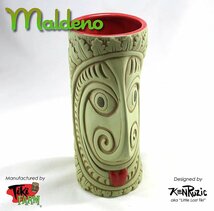 ★Tiki Farm ティキ ファーム マグ MALDENO TIKI MUG by Ken Ruzic 雑貨 パプア ニューギニア ポリネシア カクテル カール マルデン_画像2