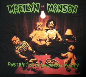 ★マリリン マンソン Ｔシャツ Marilyn Manson AMERICAN FAMILY - L 正規品 メタル ロック