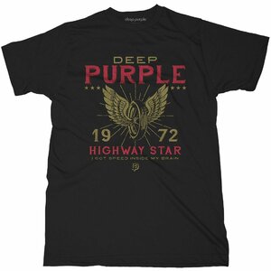 ★ディープ パープル Tシャツ Deep Purple HIGHWAY STAR ハイウェイ スター M 正規品 ロックTシャツ ストレンジ ウーマン