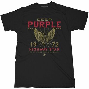 ★ディープ パープル Tシャツ Deep Purple HIGHWAY STAR ハイウェイ スター S 正規品 ロックTシャツ ストレンジ ウーマン