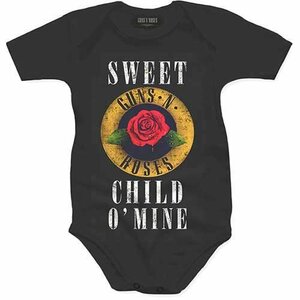 ★ガンズ アンド ローゼス ロンパース Guns N' Roses CHILD O' MINE ROSE 18ヶ月 正規品 Guns & Roses 薔薇 ベビー服