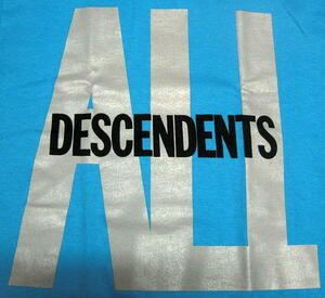 ★ディセンデンツ Tシャツ DESCENDENTS ALL 青 M 正規品 sst records black flag all off