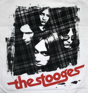 ★イギー アンド ザ・ストゥージス Tシャツ Iggy Pop & The Stooges Faces 白 L 正規品 the damned punk dead boys