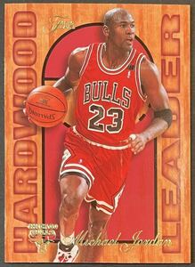 Michael Jordan 1995-96 Flair Hardwood Leader Insert Fleer Skybox マイケル ジョーダン Chicago Bulls シカゴブルズ NBA