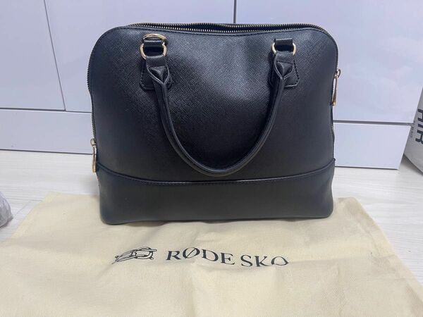 美品　ロデスコ　RODESKO ハンドバッグ　黒　トートバッグ　ショルダーなし　