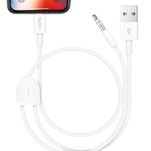 [iPhone специальный ]AUX кабель подсветка кабель 1.2m зарядка USB