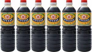  Kagoshima. .. soy sauce Sakura kaneyo..1 liter 6 pcs set ①