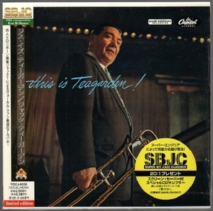 [中古 紙ジャケCD] ジャック・ティーガーデン/ ジス・イズ・ティーガーデン ~THIS IS TEAGARDEN/ JACK TEAGARDEN ☆紙ジャケット仕様