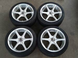 BRIDGESTONE B.I.M ZEIT SS ツァイト 18インチ 8.5J +46 PCD114.3 5穴 245/40R18 JZX90 JZX100 S13 S14 S15 R32 R33 R34 FD3S ドリフト