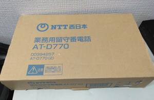 NTT 留守番電話装置 AT-D770　★HFC-60M 　フラッシュメモリーカード付き
