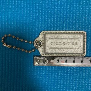 コーチ　COACH コーチ タグチャーム キーホルダー ボールチェーンキーホルダー　ロゴプレート バッグチャーム プレート バッグアクセサリー