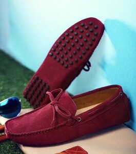 [29.0cm]2081F* новый товар мужской Loafer обувь для вождения туфли без застежки замша легкий casual deck shoes .. надеть обувь удобный 