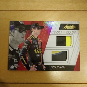 2017 Panini Absolute Nascar Tools of the trade Erik Jones /10 Toyota