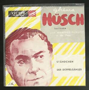 【国内初期盤EP】ヒュッシュ,グルリット/シューベルト:白鳥の歌 セレナーデ 影法師(並良品,1952年日本録音,Gerhard Husch,M.Gurlitt)