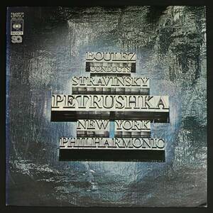 【国内盤LP】ブーレーズ,NYP/ストラヴィンスキー:ペトルーシュカ(並品,4CH,Boulez,1971)