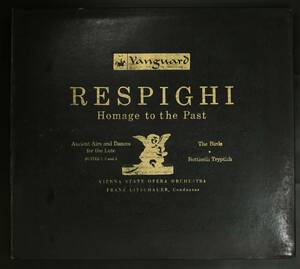 【US盤LP-SET】フランツ・リッチャウアー/レスピーギ:リュートのための古風な舞曲とアリア(並品,2枚組,VANGUARD,Franz Litschauer)