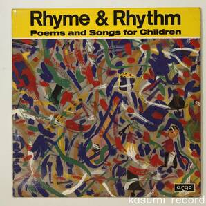 【UK-ORIG.LP】VA/RHYME & RHYTHM: POEMS AND SONGS FOR CHILDREN VOL1-VOL4(並品,65年童謡,4枚組)の画像2