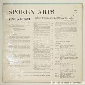 【US盤LP】DERMOT O'BRIEN/MUSIC OF IRELAND:PLAY CEILI MUSIC VOL. 2(並良品,アイルランド民謡,CELTIC,SPOKEN ARTS)の画像2