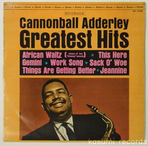 【国内初期盤LP】CANNONBALL ADDERLEY/GREATEST HITS(並品,ペラジャケ,RIVERSIDE,1962)