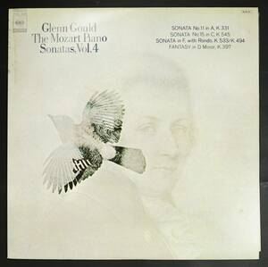【国内盤LP】グレン・グールド/モーツァルト:ピアノソナタ集 Vol.4(並良品,Glenn Gould)