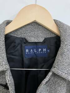 【3279】RALPH　ジャケット　毛54％、ナイロン26％、アクリル20％　裏地キュプラ