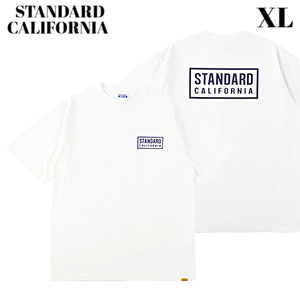  XL 新品【STANDARD CALIFORNIA SD HEAVYWEIGHT BOX LOGO Tee WHITE スタンダードカリフォルニア ヘビーウェイト Tシャツ SD Tシャツ】
