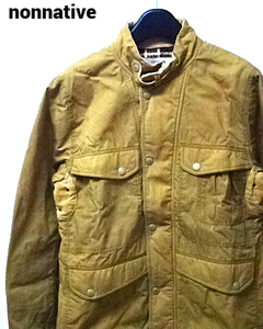 0 ¥59,640【nonnative RIDER JACKET COTTON MIX WEATHER PARAFFIN COATED NN-J1803 BEIGE ノンネイティブ ライダー ジャケット】