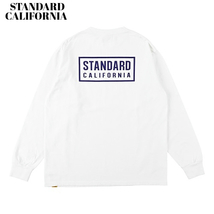 L 新品【STANDARD CALIFORNIA SD HEAVYWEIGHT BOX LOGO LS Tee WHITE スタンダードカリフォルニア ロンTシャツ ロングスリーブ Tシャツ】_画像2