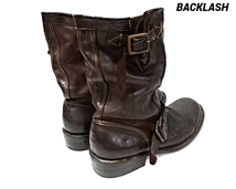 26.5cm【ISAMU KATAYAMA BACKLASH LEATHER BOOTS BROWN イサムカタヤマ バックラッシュ エンジニアレザーブーツ BACKLASH レザーブーツ】_画像4