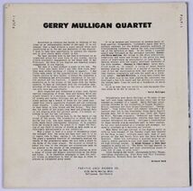 ★Gerry Mulligan Quartet/Chet Baker★US-PACIFIC JAZZ PJLP-1 (mono) 廃盤10インチ !!!_画像2