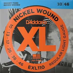 D'Addario EXL110 Nickel Wound 010-046 ダダリオ エレキギター弦