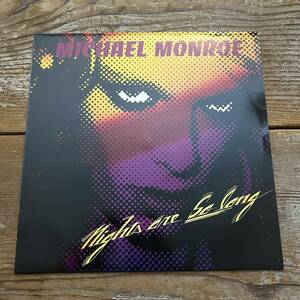 フィンランド盤　LP MICHAEL MONROE nights are so long ハノイ・ロックス