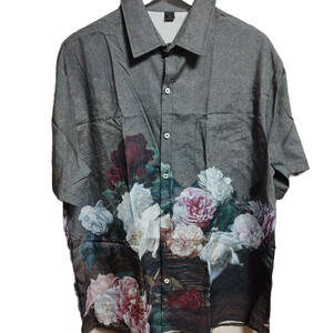  abroad direct imported goods * new order (New Order) [Power, Corruption & Lies( right power. beautiful .)] short sleeves shirt [L size ] total pattern design band T