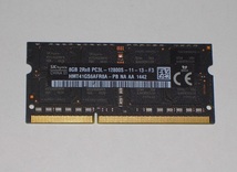 ◆SKhynix製 PC3L-12800 (DDR3L-1600) 204pin 8GB 完動品 即決！★送料120円！_画像1