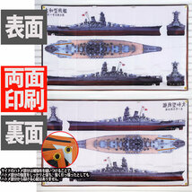 戦艦大和 フラッグ P385 やまと 旗バナー リビングポスター 1/250スケール インテリア雑貨 ポスター 戦艦 ガレージ 大日本帝国海軍_画像6