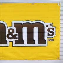M&M'S フラッグ P144 海外限定ポスター エムアンドエムズ インテリアバナー タペストリー ガレージ装飾 チョコレート USA雑貨 サインボード_画像7