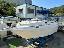 委託出品　Cetury 240ANIGUA（24ft）　ボルボ7.4L ガソリン　高馬力！　MAX30ノットオーバー　エンジン好調　陸送業者紹介可能_画像1