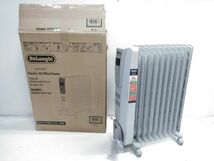 ◇DeLonghi デロンギ オイルヒーター KHD411015-LG 暖房器具 4～10畳用 １０枚フィン 元箱付 1018B9J @160 ◇_画像1