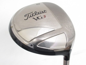 [7450]タイトリスト VG3 ドライバー　Titleist VG50(S)　10度　（1210）