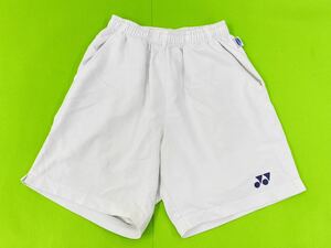 34★即決★ヨネックス★ハーフパンツ★サイズSS（UNI男女兼用サイズ規格）★白★ベリークール★中古★YONEX★バドミントン★テニス★