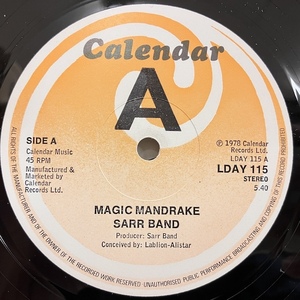 ★即決 SOUL Sarr Band / Magic Mandrake - Double Action Lday115 d2130 英オリジ DJ Harvey Nick the Record Rahaan のフェイヴァリット