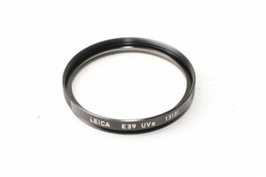 ★極上美品★ ライカ LEICA E39 UVa 13131 ブラック 紫外線カット フィルター #1423030OC01