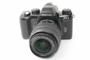 * finest quality beautiful goods * Pentax PENTAX MZ-3 black + lens 18-55mm F3.5-5.6 * shutter all speed light meter work properly * #1450045OC08