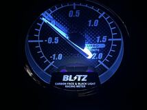 ブリッツ BLM ブラックライト 60パイ Boost Meter ブーストメーター ブースト計_画像1