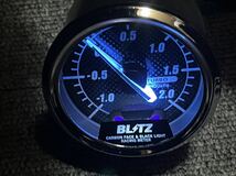 ブリッツ BLM ブラックライト 60パイ Boost Meter ブーストメーター ブースト計_画像3