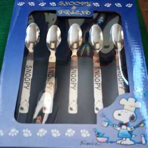  Snoopy tea spoon 5 pcs set sending 350 jpy ~