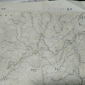 大口 鹿児島県 古地図  地形図 地図 資料 46×57cm 書き込み 昭和42年編集 昭和55年印刷 発行  B2310の画像6