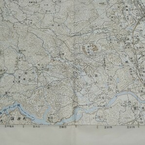 大口 鹿児島県 古地図  地形図 地図 資料 46×57cm 書き込み 昭和42年編集 昭和55年印刷 発行  B2310の画像4